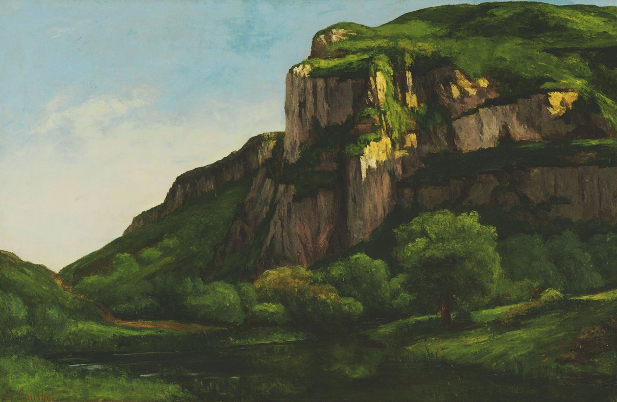Stenar vid Mouthier av Gustave Courbet