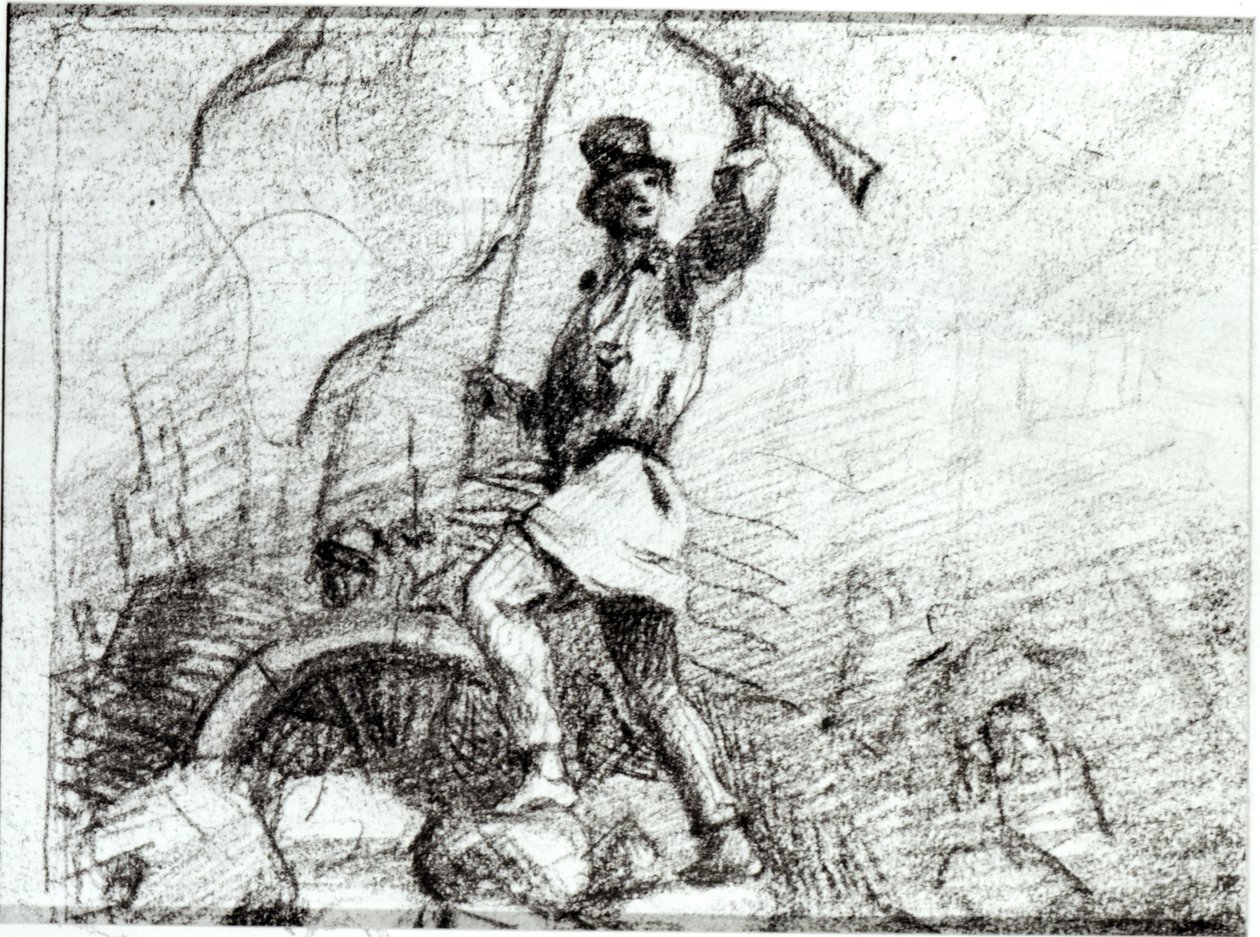 Barrikaden av Gustave Courbet