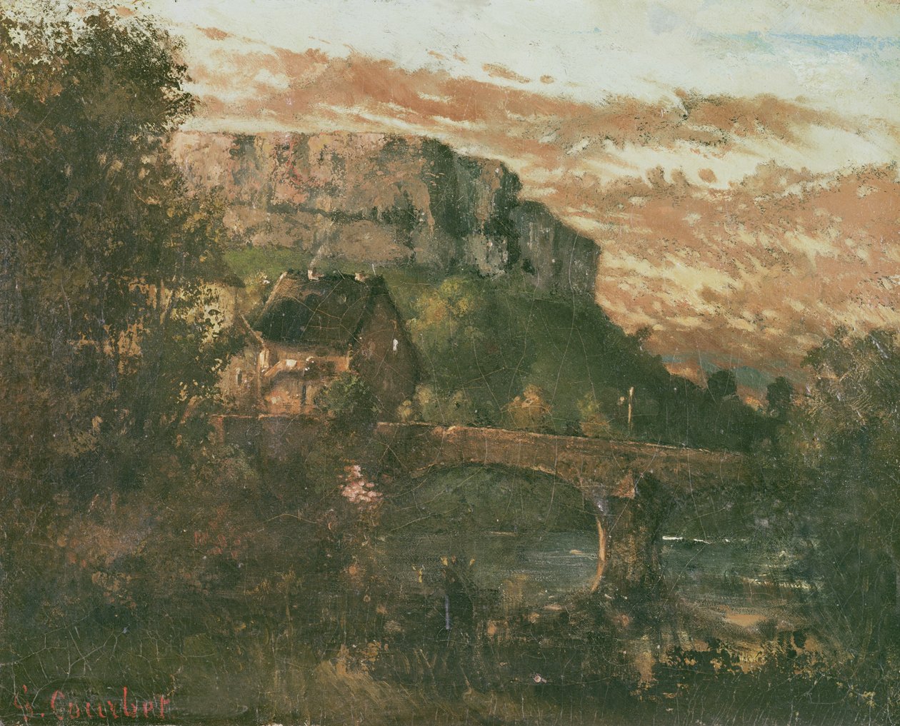Bron vid Nahin, 1868 av Gustave Courbet