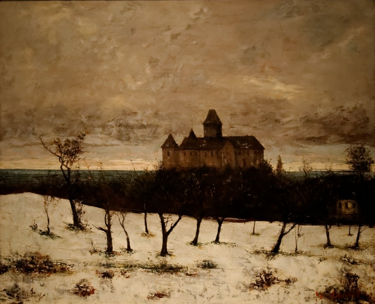 The Castle of Blonay av Gustave Courbet