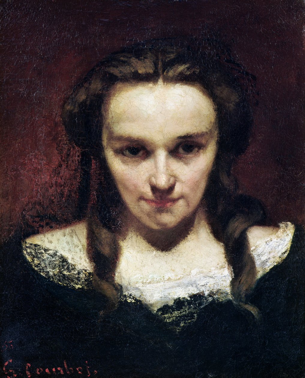 The Clairvoyant eller, The Sleepwalker, c.1865 av Gustave Courbet