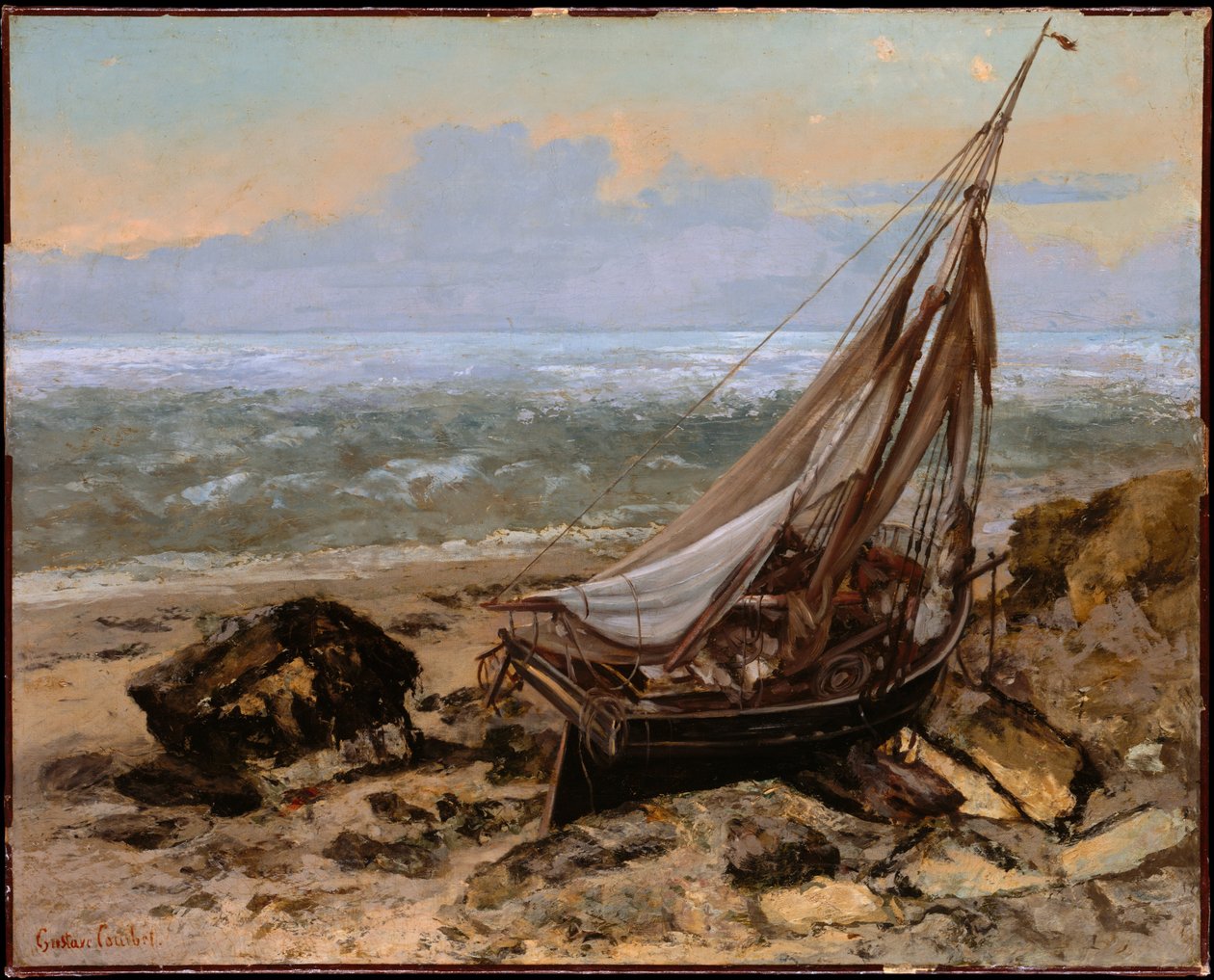 Fiskebåten av Gustave Courbet