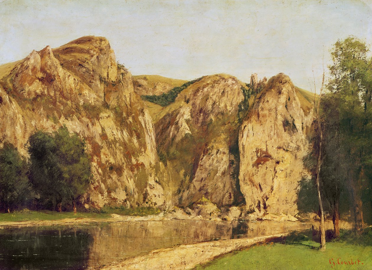 Floden Meuse, Freyr, ca 1856 av Gustave Courbet