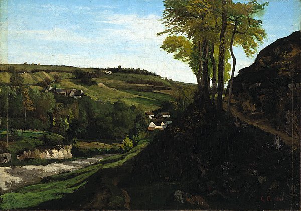 The Valley of Ornans av Gustave Courbet
