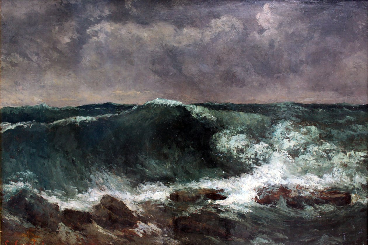 The Wave av Gustave Courbet