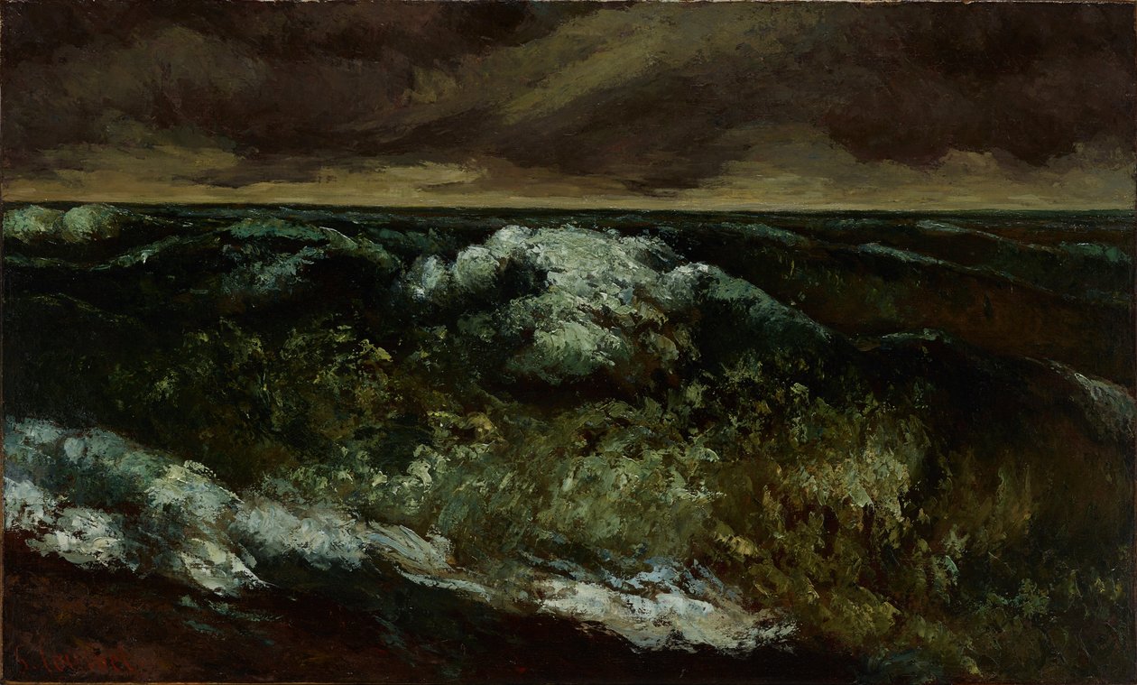 Vågen av Gustave Courbet