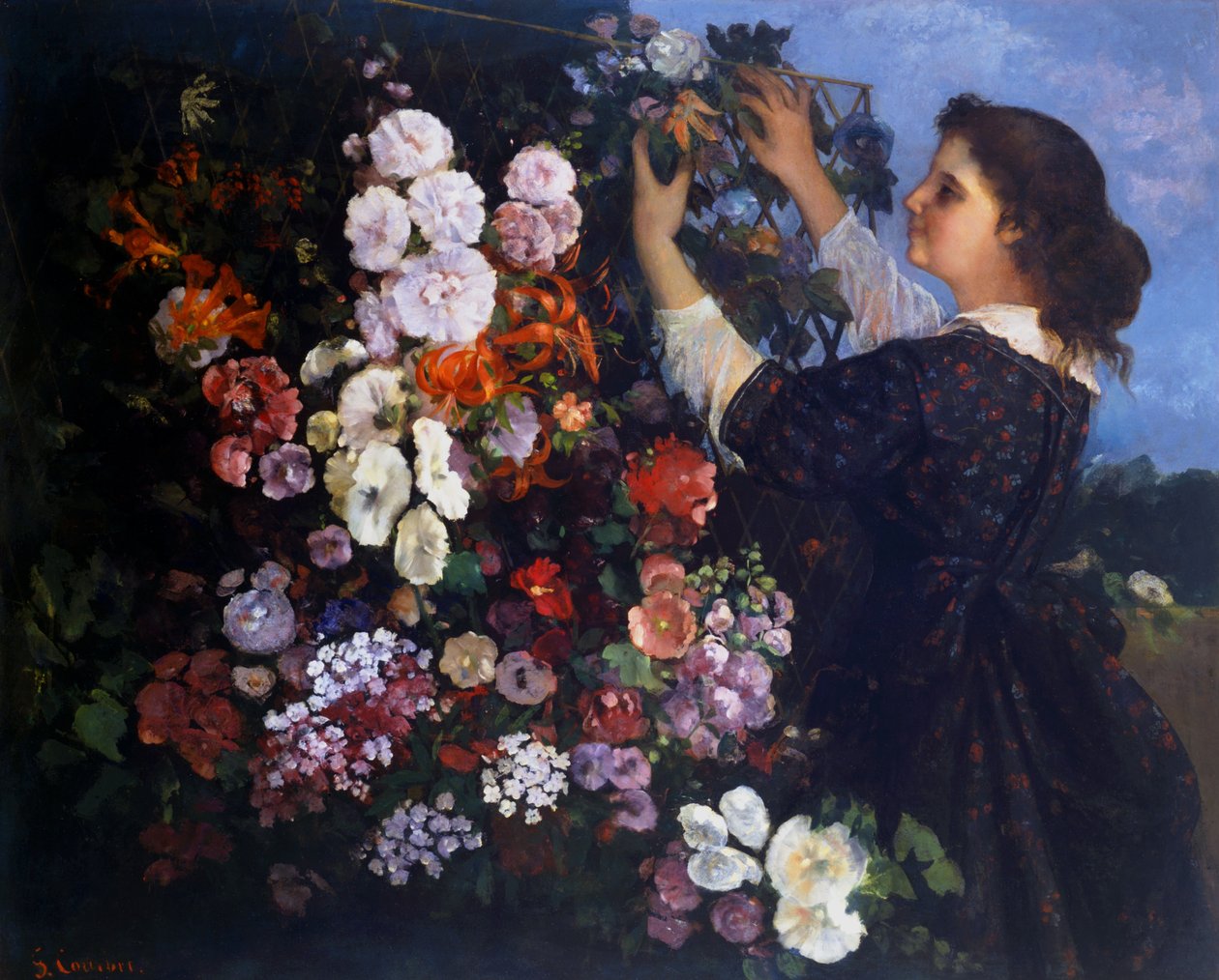 Trellis av Gustave Courbet