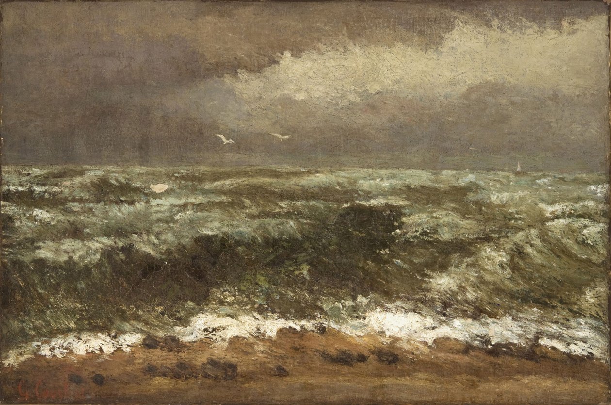 Vagues  av Gustave Courbet