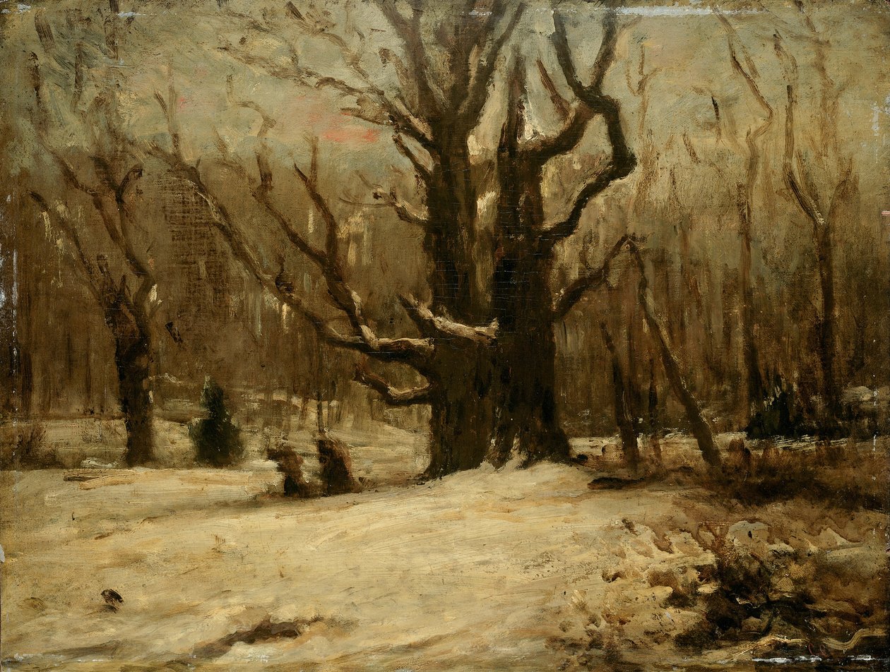 Winterlandschap av Gustave Courbet