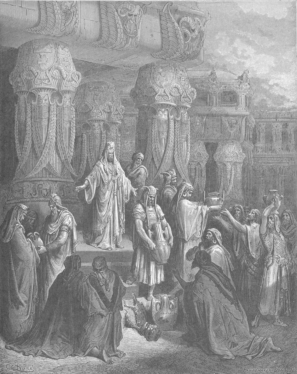 Cyrus återställer templets kärl av Gustave Dore