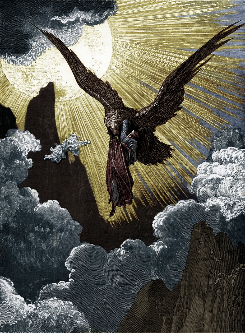 Dantes skärselden av Gustave Dore
