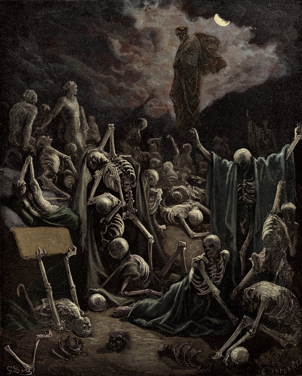 Hesekiels syn av Gustave Dore