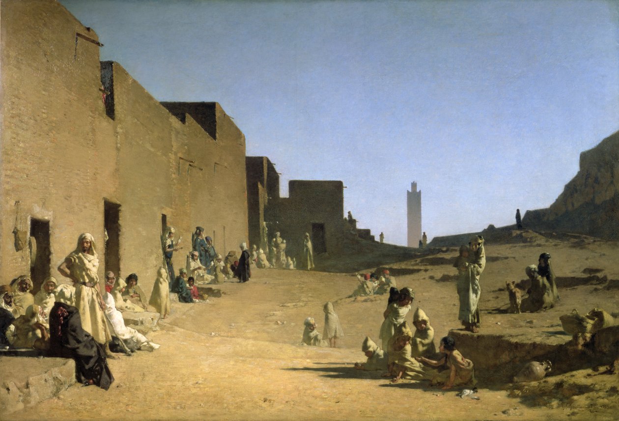 Laghouat i det algeriska Sahara, 1879 av Gustave Guillaumet