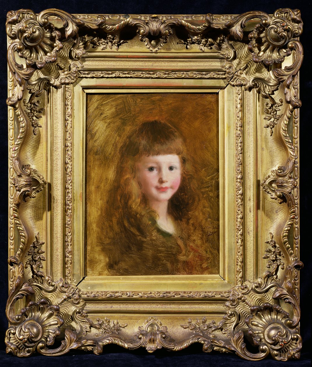 Porträtt av en flicka av Gustave Jacquet