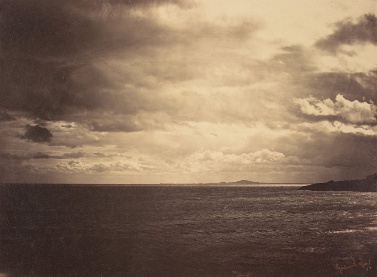 Molnig himmel av Gustave Le Gray