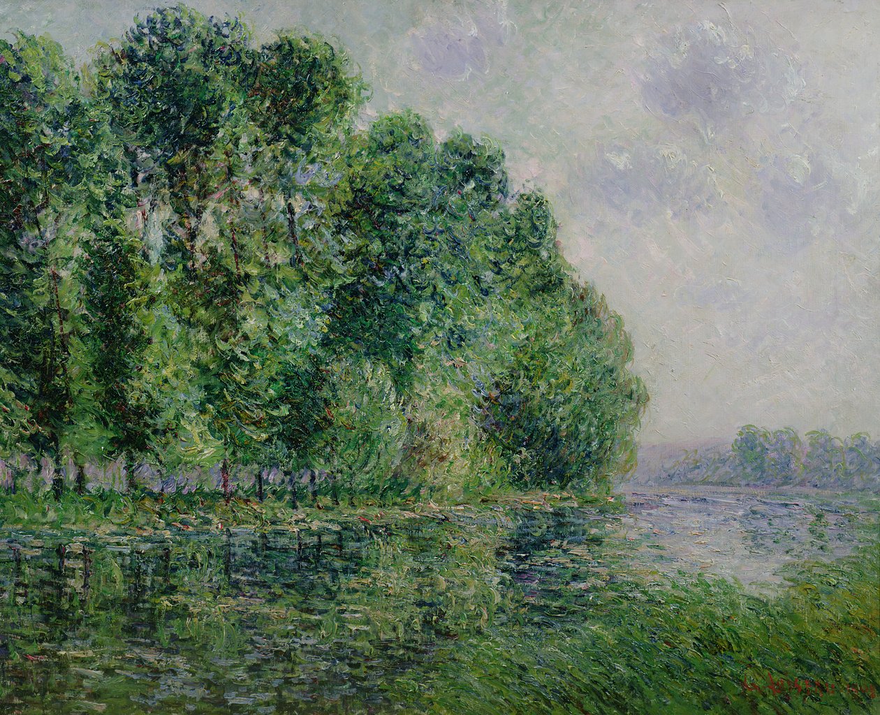 Landskap vid havet av Gustave Loiseau
