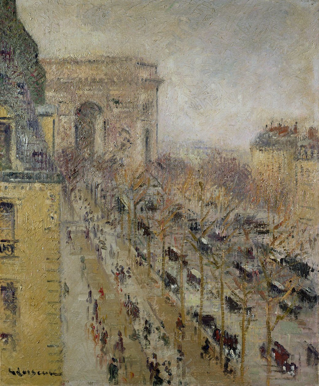 Triumfbågen, 1930 av Gustave Loiseau