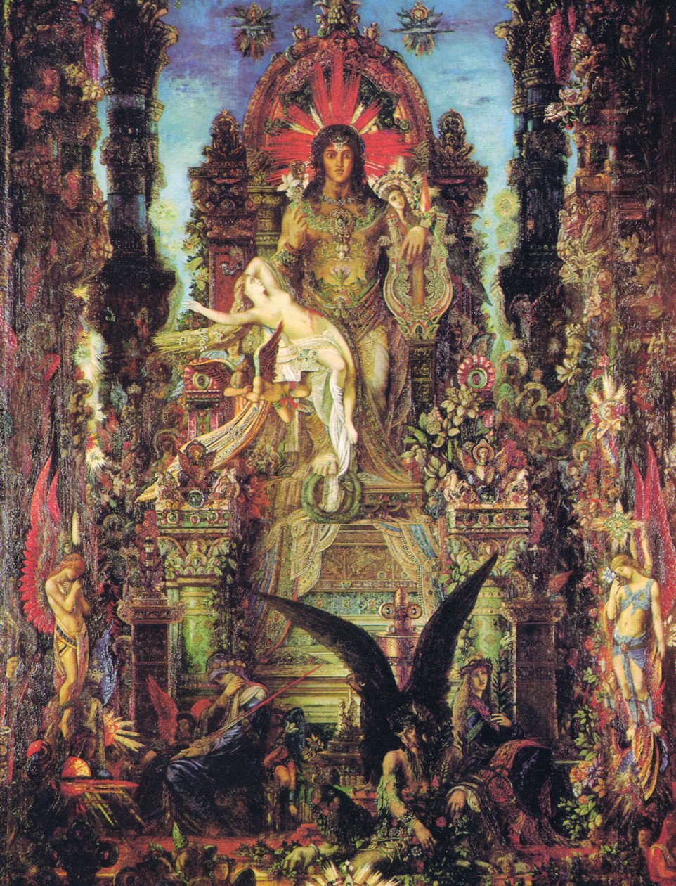 Jupiter und Semele av Gustave Moreau