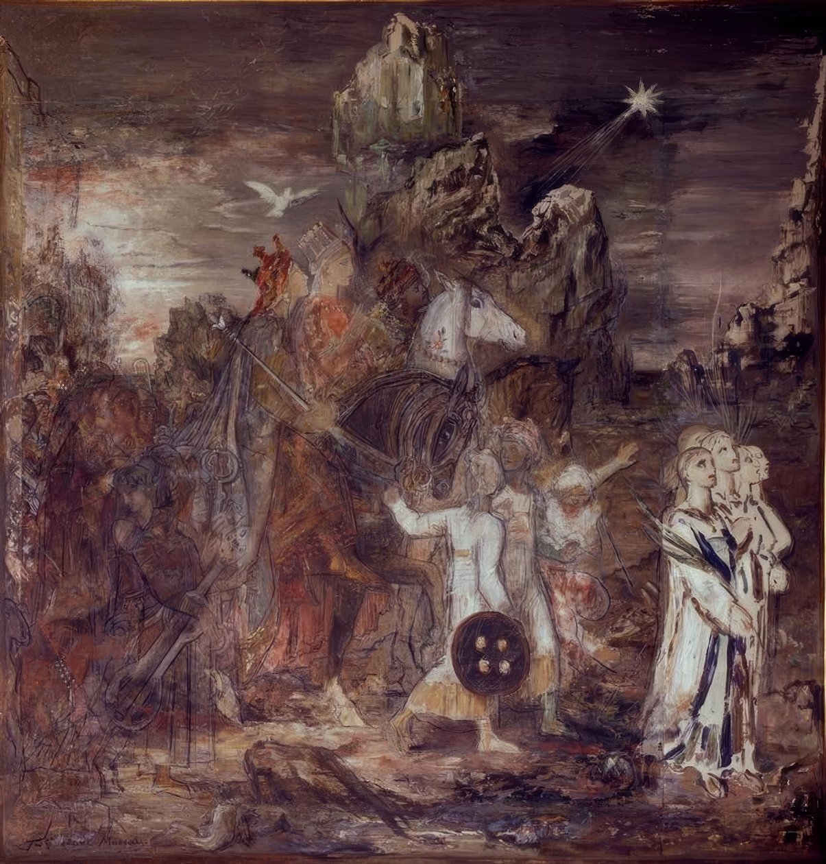 De tre vise männen av Gustave Moreau