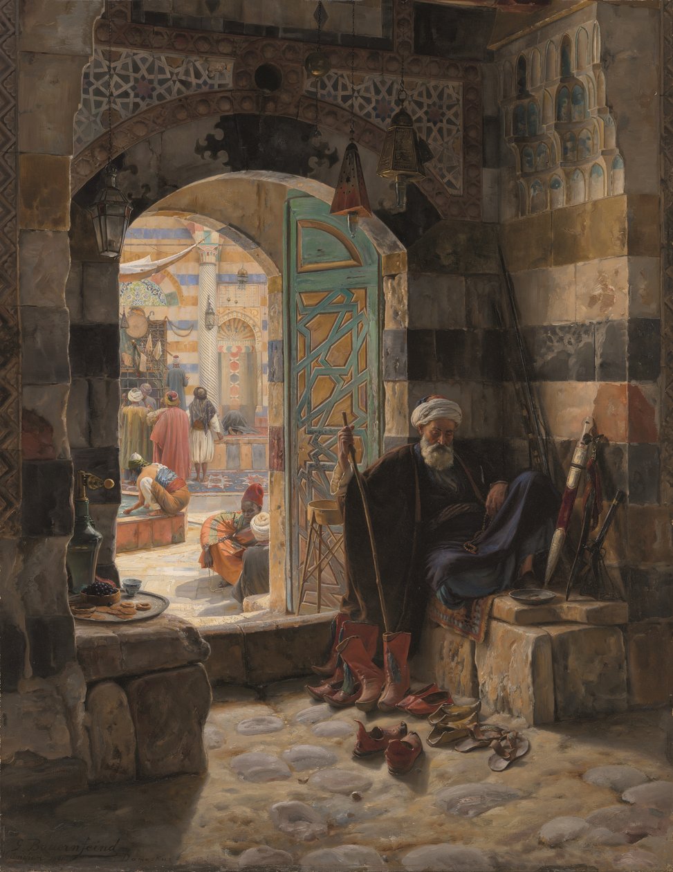 Moskéns vaktmästare, Damaskus av Gustave Bauernfeind