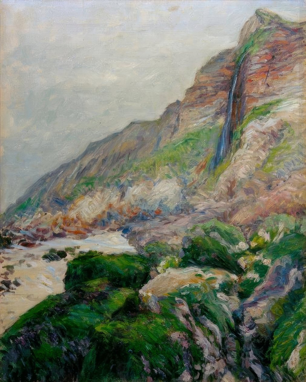 Klipp i Normandie av Gustave Caillebotte