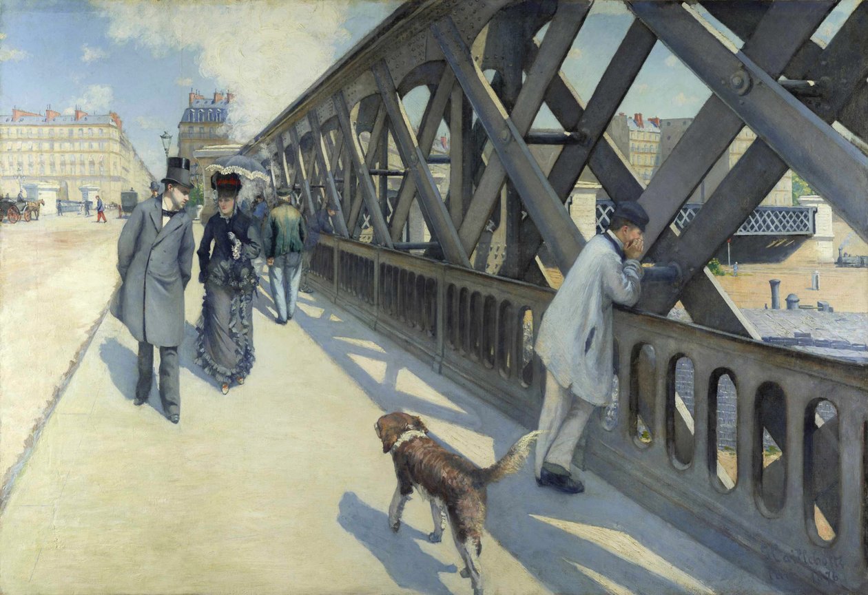 Europas bro, 1876. av Gustave Caillebotte