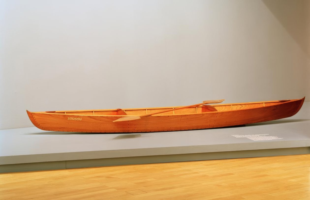 Paddelbåt / G.Caillebotte (?), Foto av Gustave Caillebotte