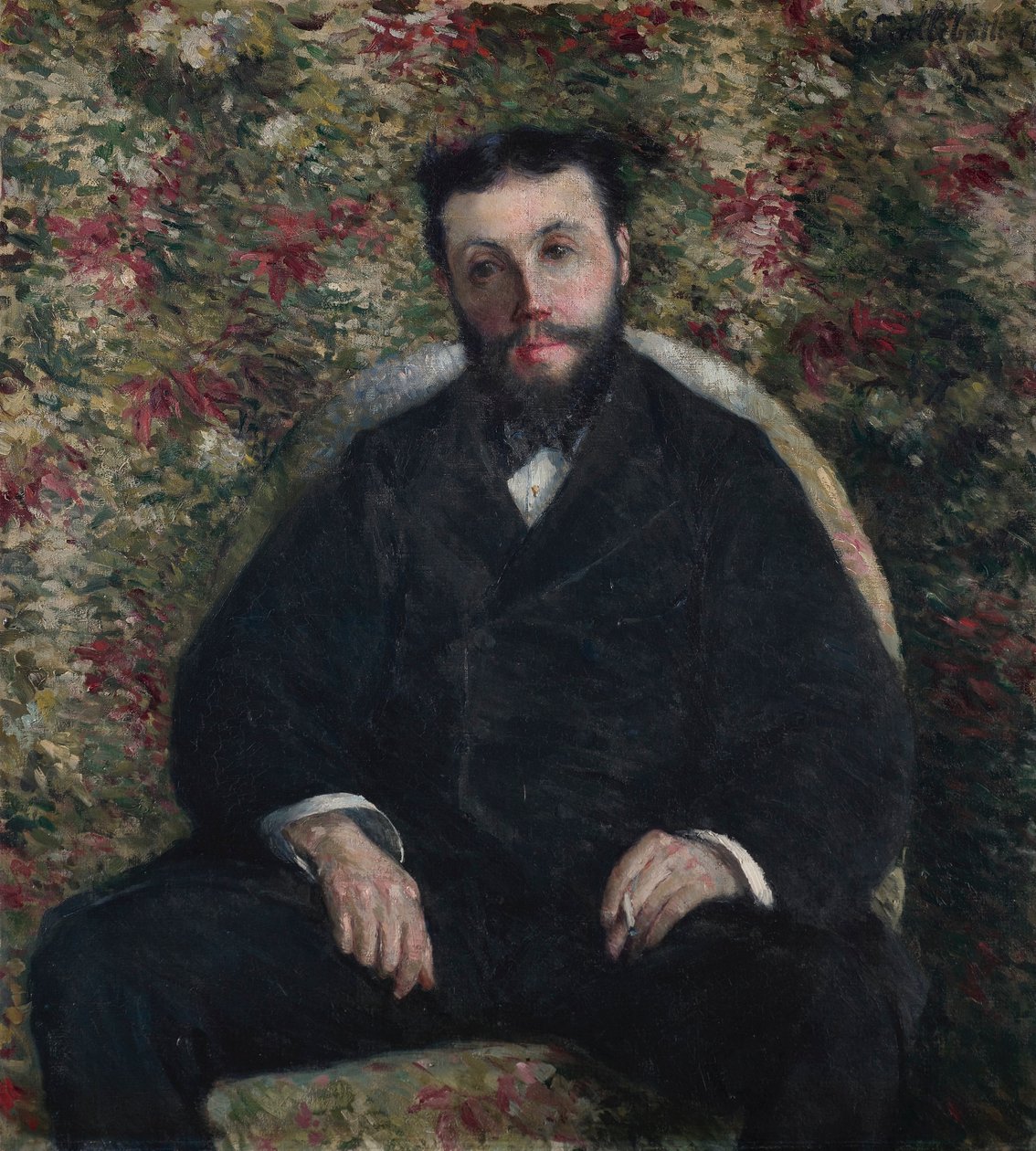 Porträtt av A. Cassabois av Gustave Caillebotte