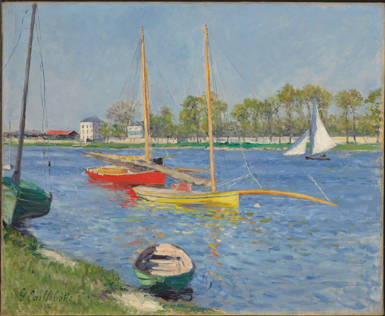 Seinen i Argenteuil, 1882 av Gustave Caillebotte