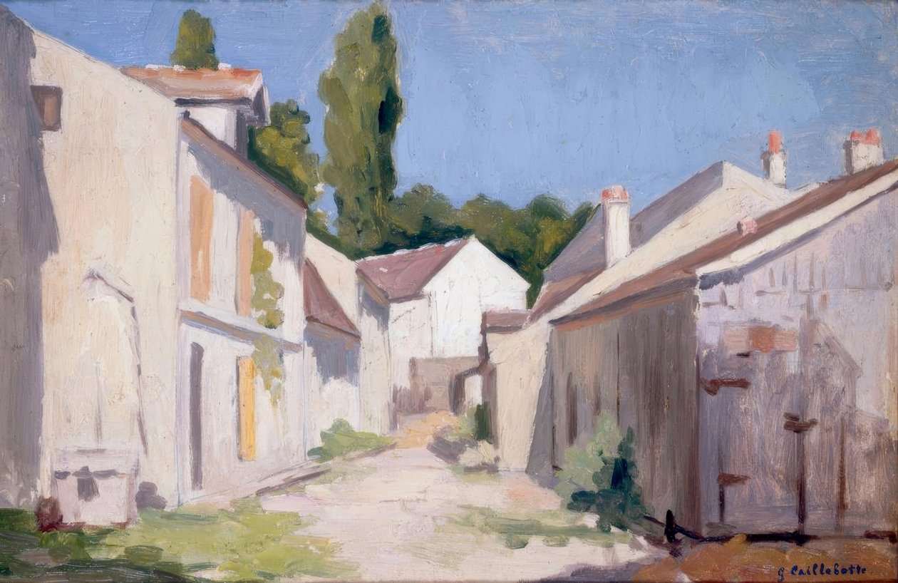 En stig i Yerres av Gustave Caillebotte