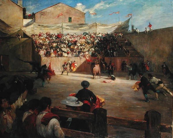 Träningskamp i Biscaya, 1888 av Gustave Colin