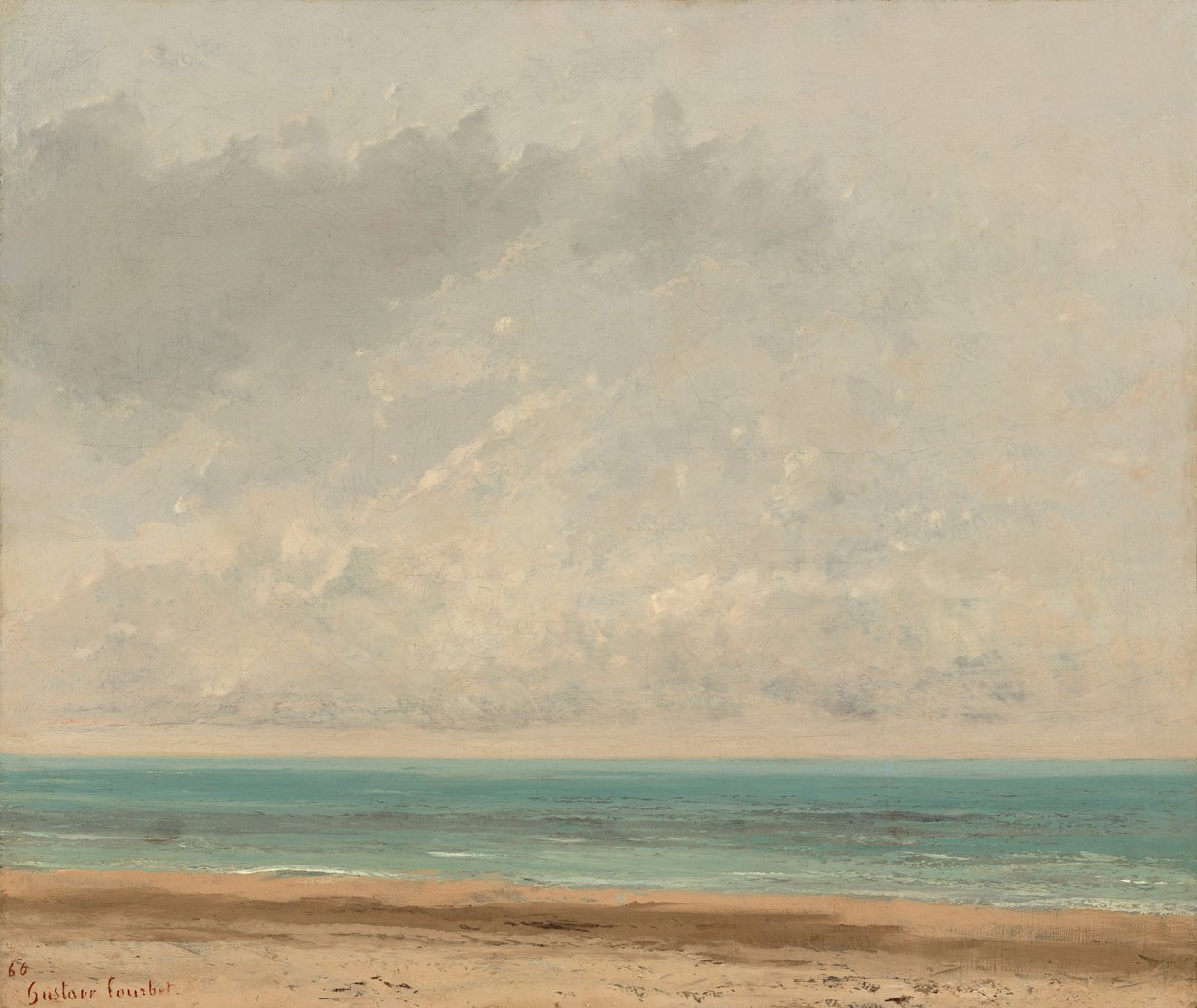Stilla havet, 1866. av Gustave Courbet
