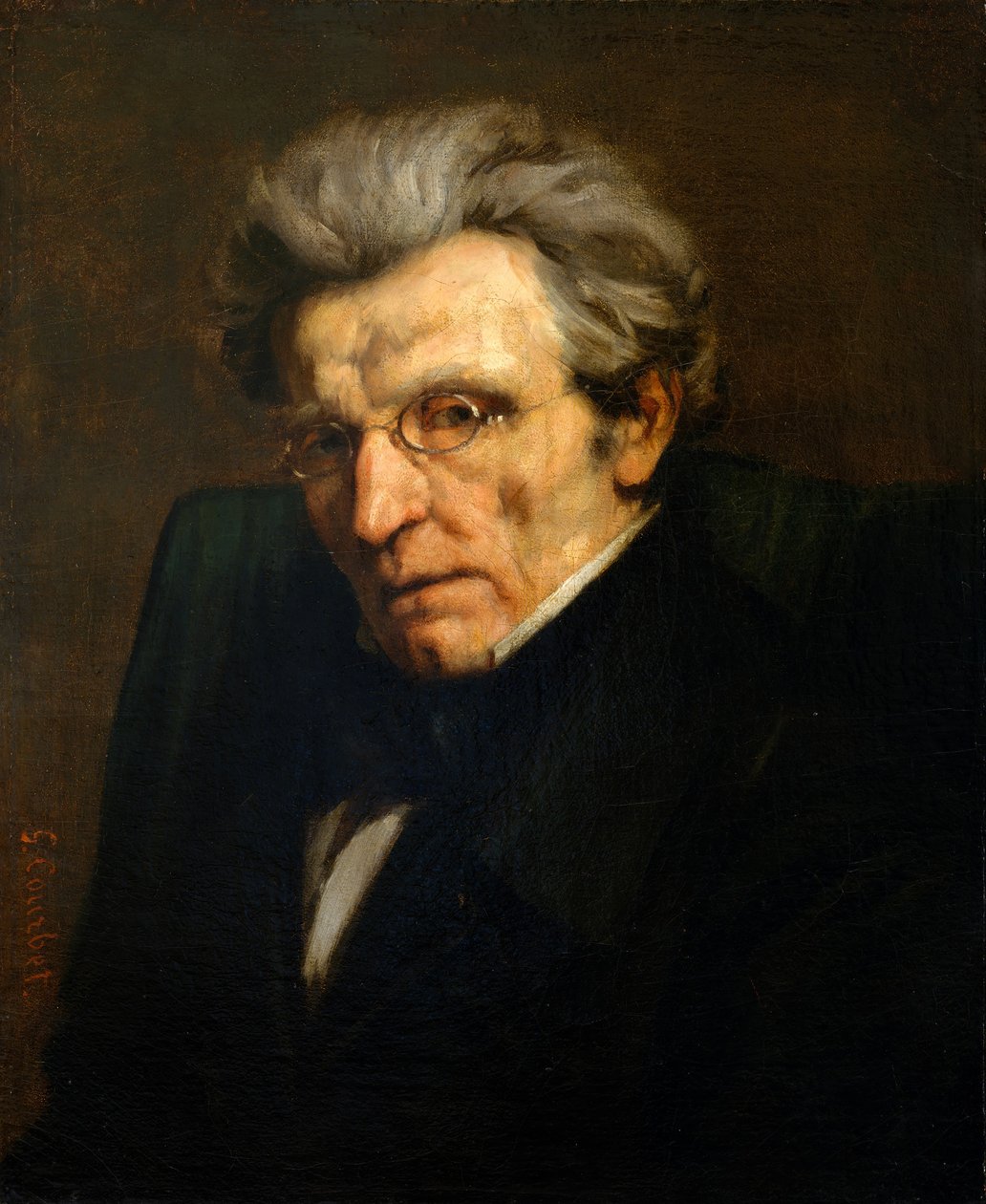 Charles Schweiz, 1861. av Gustave Courbet