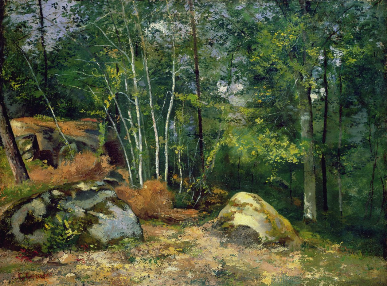 Skogens hörn av Gustave Courbet