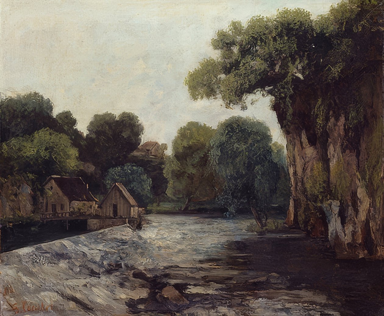 Bruksdammen. 1866 av Gustave Courbet