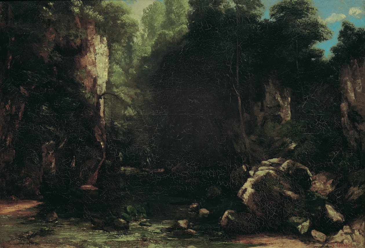 Den skumma bäcken av Gustave Courbet