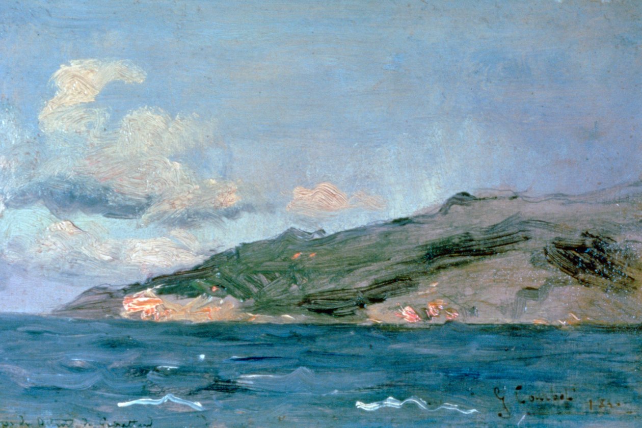 Ingången till Gibraltarsundet, 1848. av Gustave Courbet