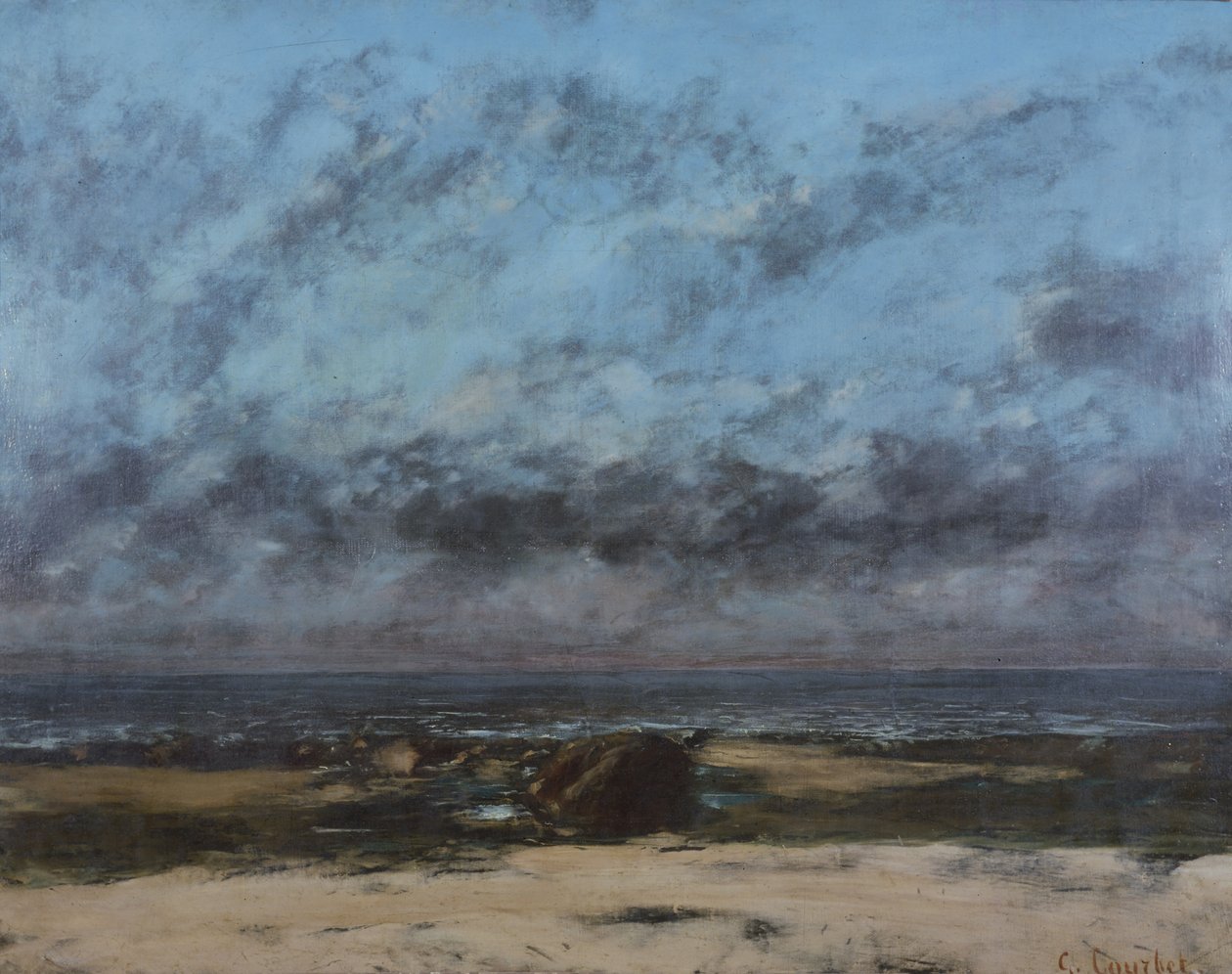 Eternity (olja på duk) av Gustave Courbet