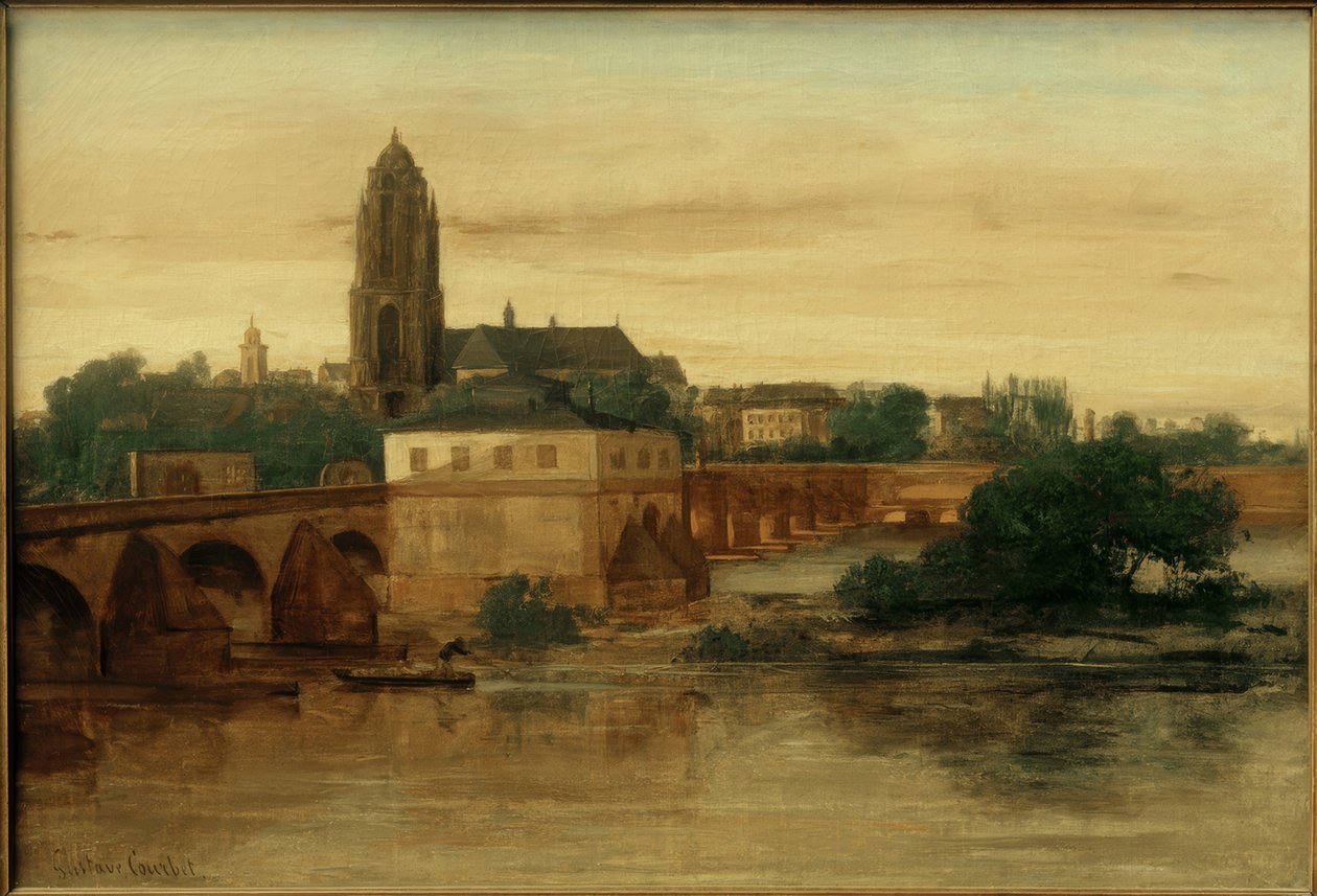 G.Courbet, Utsikt över Frankfurt am Main.... av Gustave Courbet