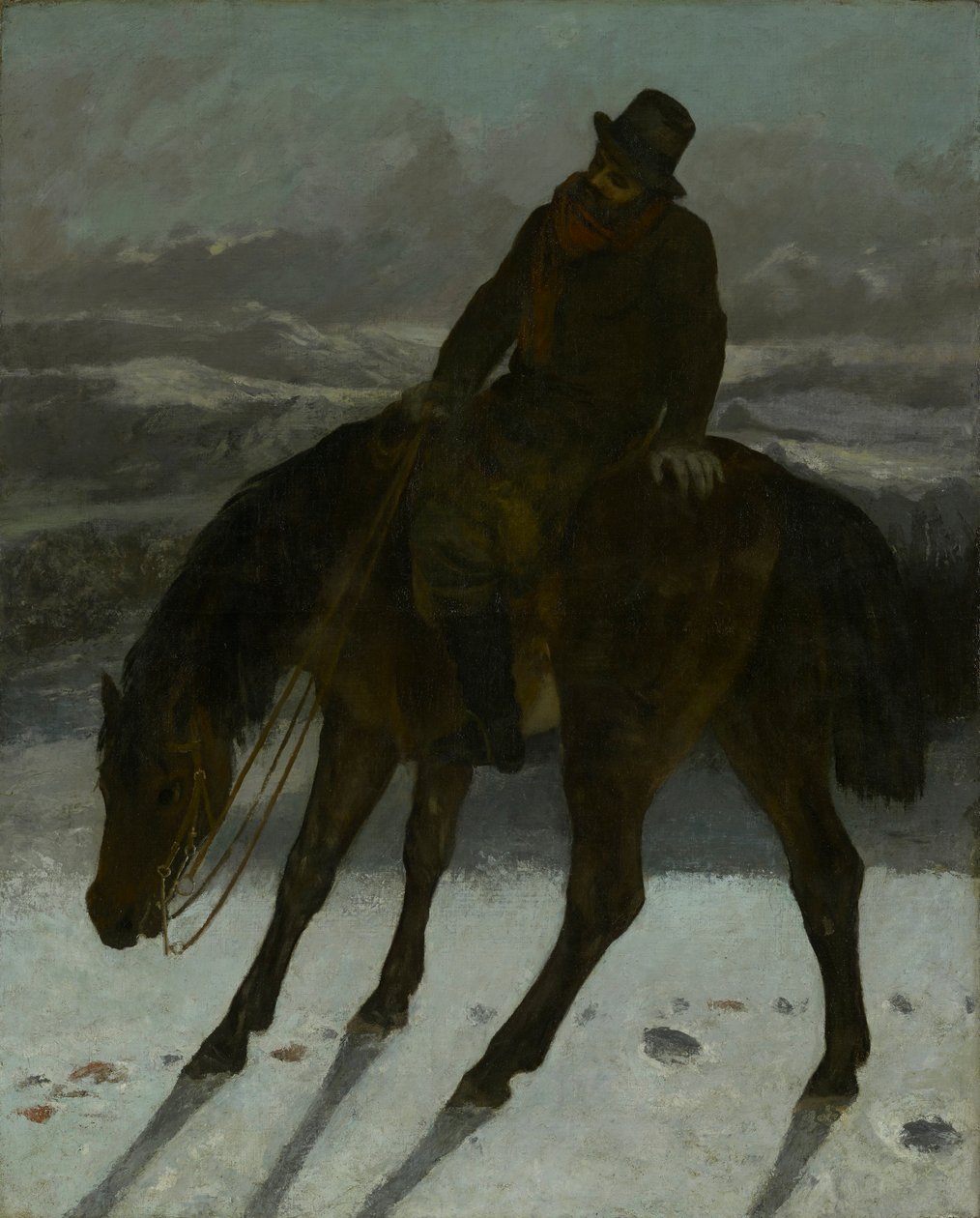Jägare till häst av Gustave Courbet