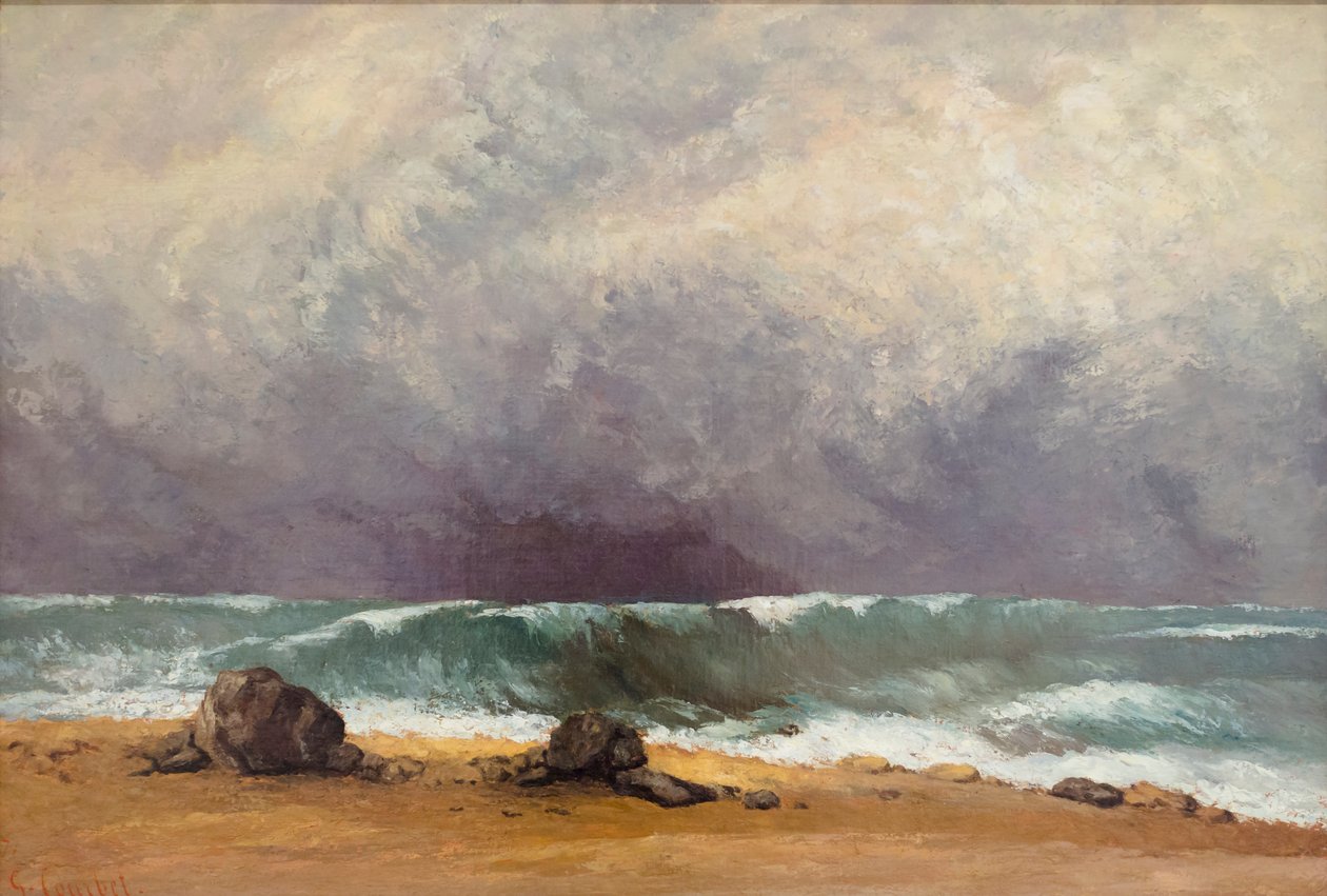 Vågen av Gustave Courbet
