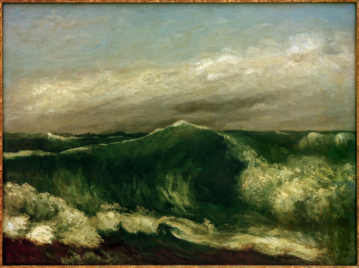 Vågen av Gustave Courbet