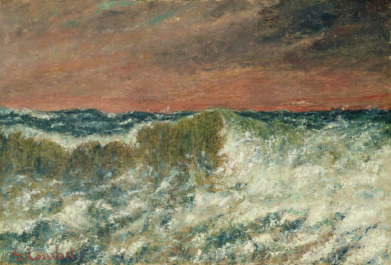 Vågen av Gustave Courbet