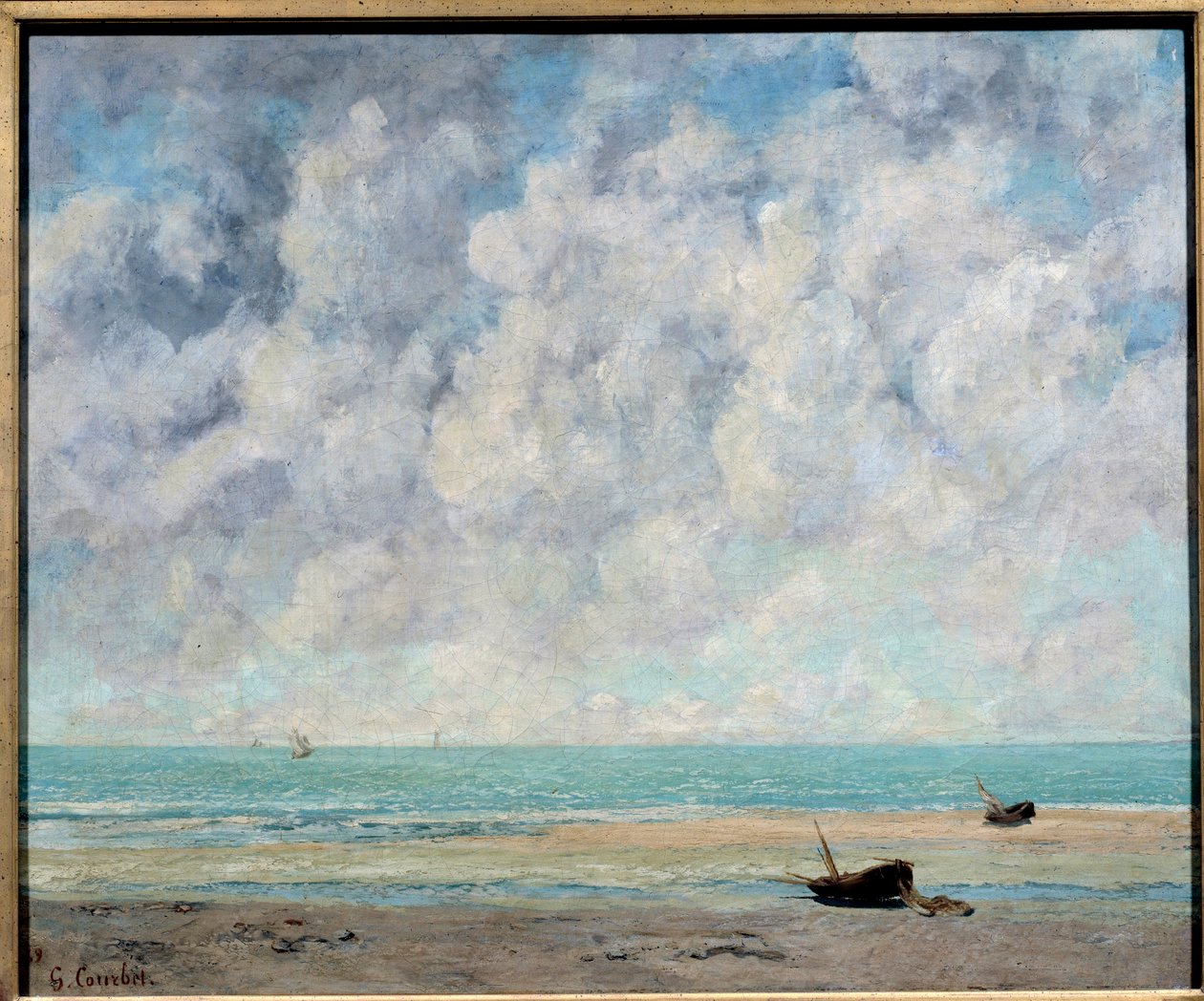 Havet i lugnt väder av Gustave Courbet