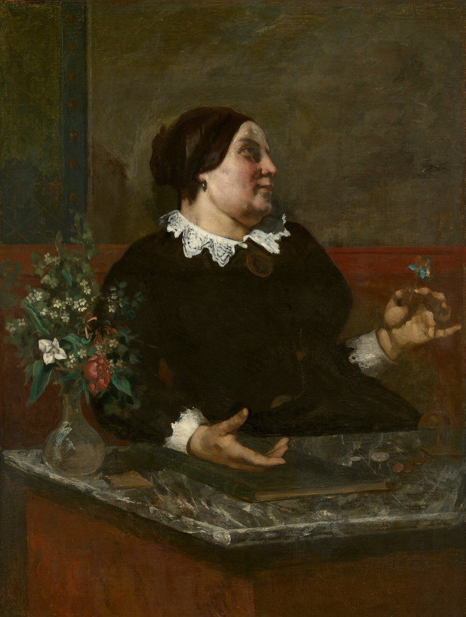 Moder Grégoire, 1855 och 185759. av Gustave Courbet