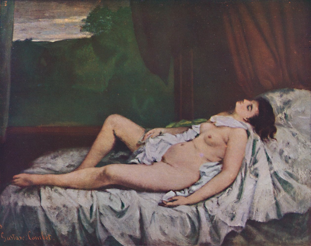 Nu couché, mitten av 1800-talet, 1937 av Gustave Courbet