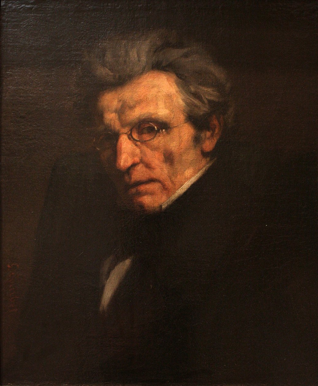 Porträtt av Charles Suisse av Gustave Courbet