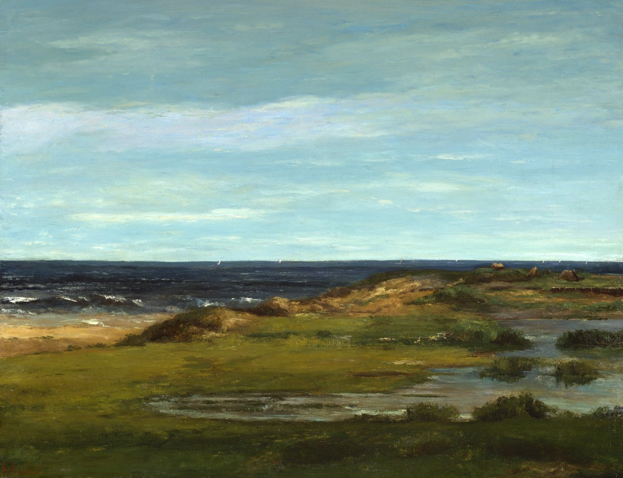 Seascape, ca 1865 av Gustave Courbet