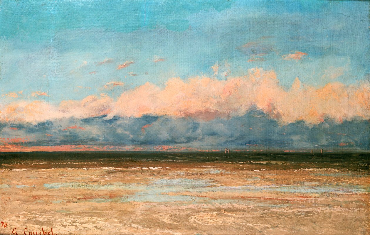 Havet vid Palavas, 1870 av Gustave Courbet