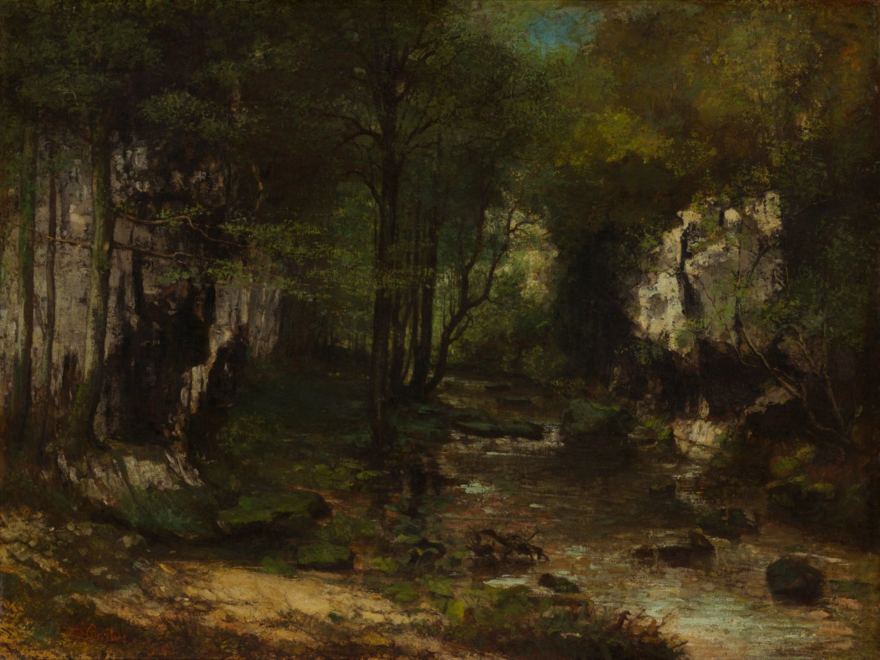 Strömmen av Gustave Courbet